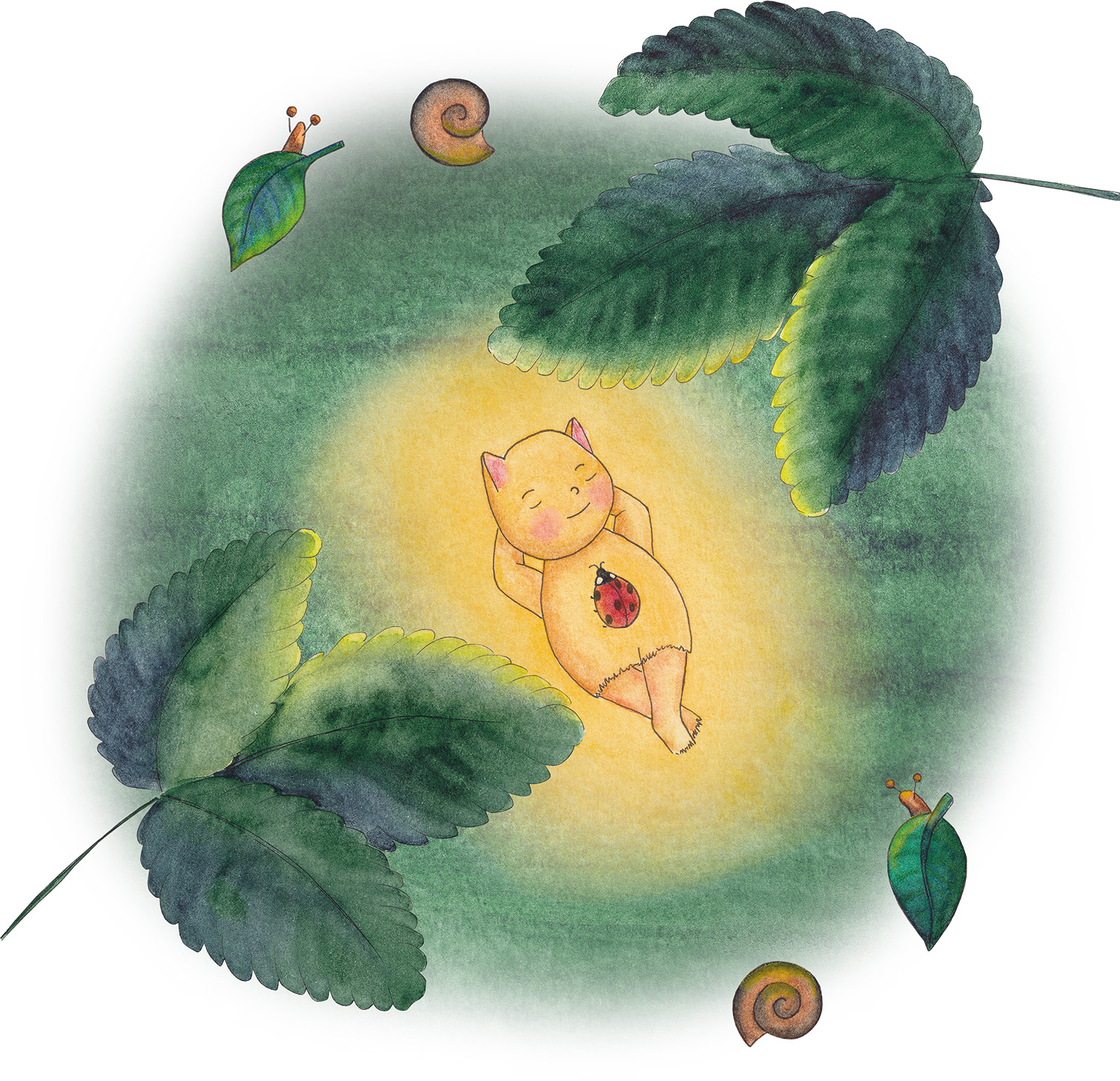 Lilla monstret sover tryggt